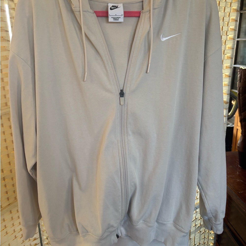 Nike Light Tan Full-Zip Jacket